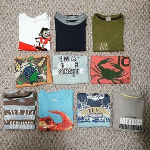Bundle of boys short sleeves